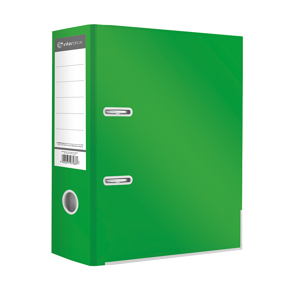 Segregator A4/75 jasnozielony Interdruk